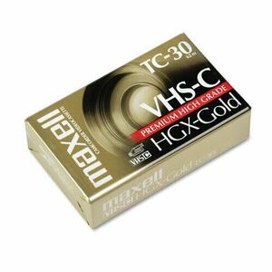 Maxell HGX-Gold TC-30 Blank Video -  Camcorder Tape VHS-C  | 30-90 Min